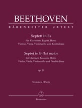 Septet in E-flat Major, Op. 20 for Clarinet, Bassoon, Horn, Violin, Viola, Violoncello, and Double Bass cover